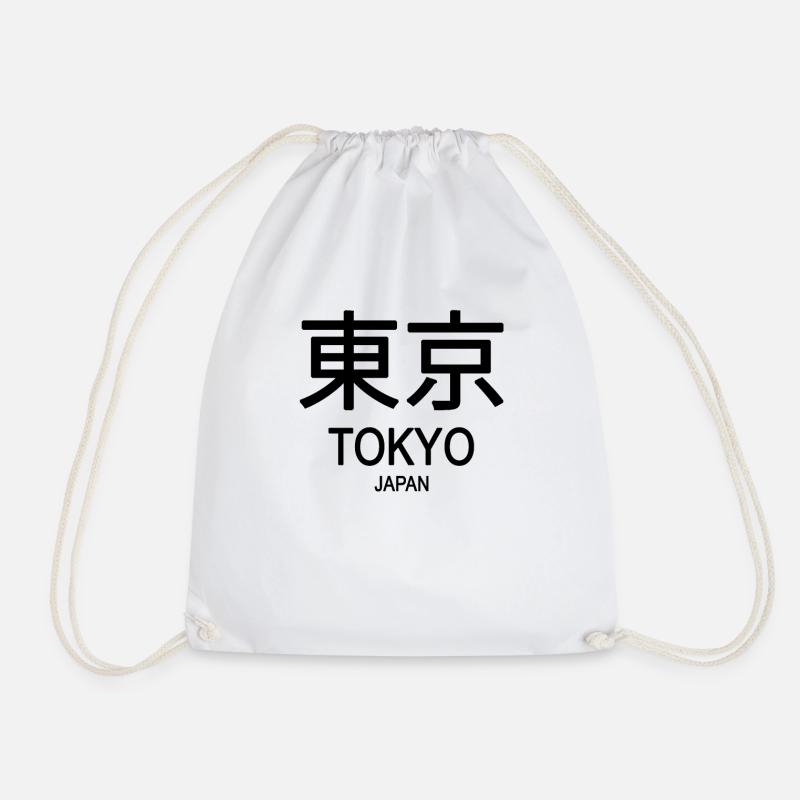 Tokyo Japan Japanese Gift - Drawstring Bag - white