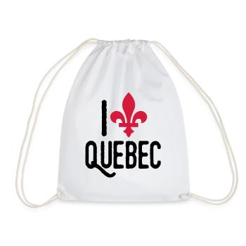 quebec - Turnbeutel - Weiß - Vorne