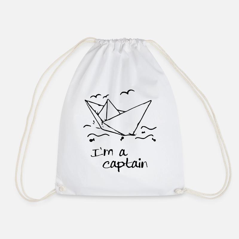 I am a captain - Turnbeutel - Weiß