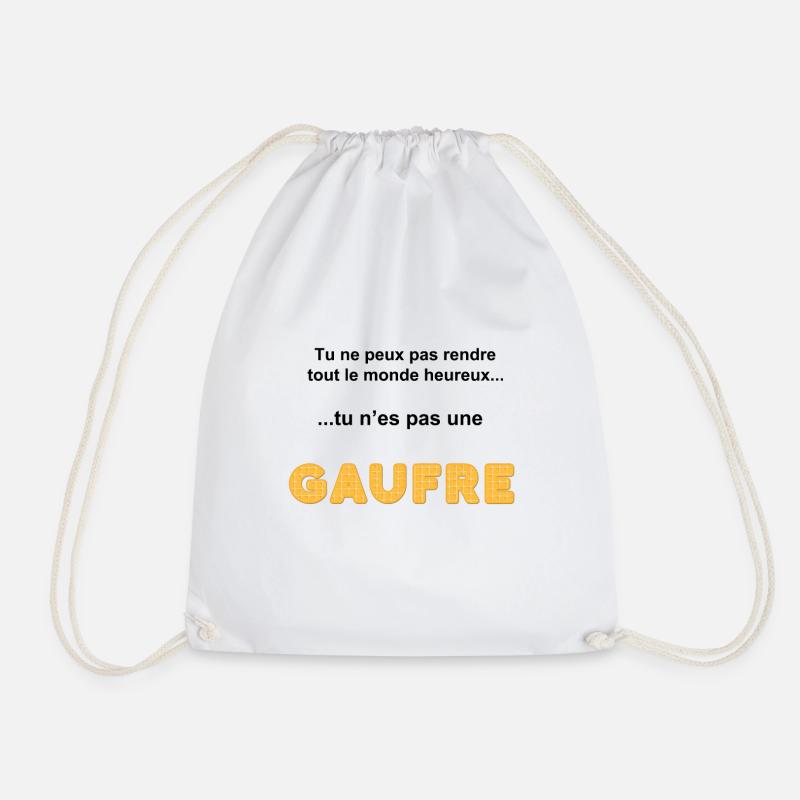 Tu n'es pas une gaufre 2 - Sac de sport léger - blanc