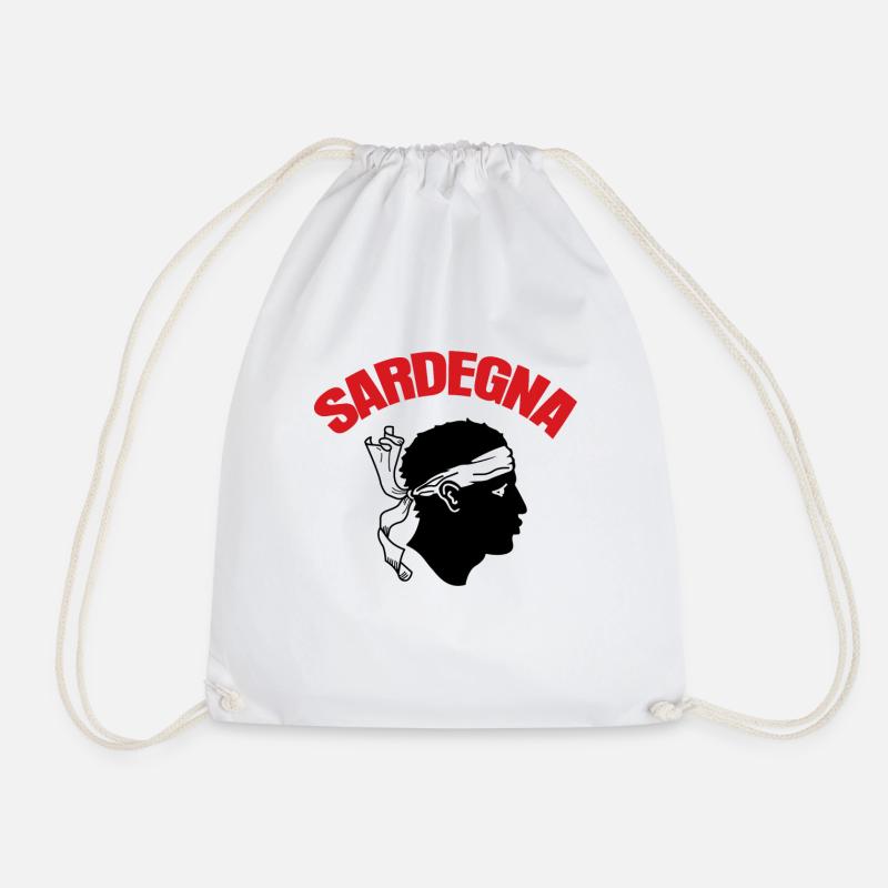 Sardinia Holidays Sardegna Sardinia - Drawstring Bag - white