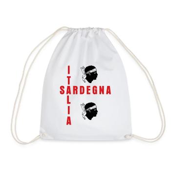 Sardinien Sardegna Flag Sardinia - Drawstring Bag - white - Front