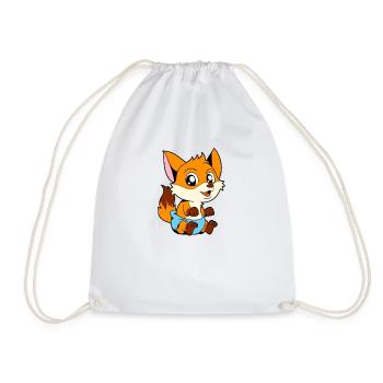 Kawaii Baby Fuchs - Turnbeutel - Weiß - Vorne