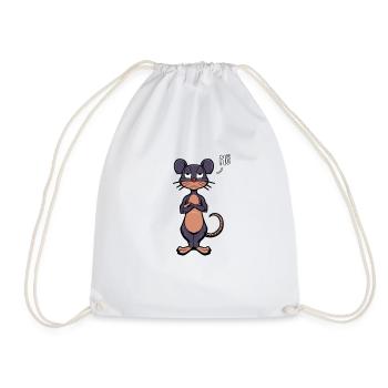 Souris Naysayer - Sac de sport léger - blanc - Devant