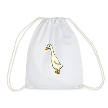 Kawaii Laufente - Sac de sport léger - blanc - Devant