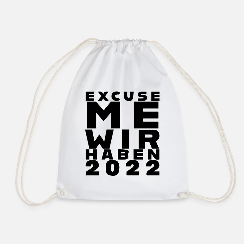 Excuse me - Turnbeutel - Weiß