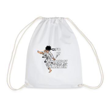 J’ai 7 ans - Garçon Karaté - Sac de sport léger - blanc - Devant