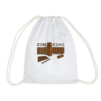Wikingerschach - Kubb King - Turnbeutel - Weiß - Vorne