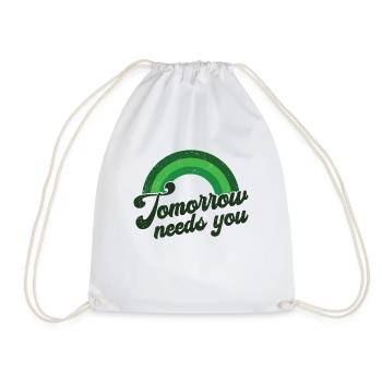 Rainbow Mental Health Tomorrow Needs - Drawstring Bag - white - Front