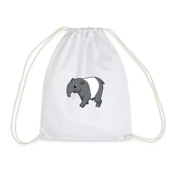 Kawaii Tapir - Turnbeutel - Weiß - Vorne