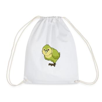 Kawaii Kakapo - Drawstring Bag - white - Front