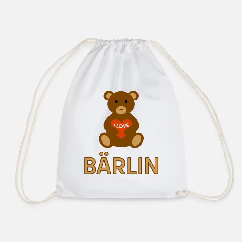 I love Bärlin - Turnbeutel - Weiß