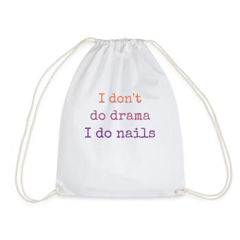 Je ne fais pas de drame, je fais de la technologie des ongles - Sac de sport léger - blanc - Devant