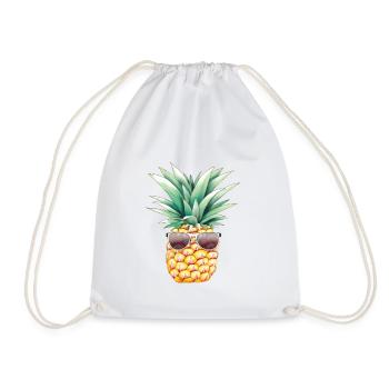 Pineapple Sunglasses Beach Hawaiian Holidays - Sac de sport léger - blanc - Devant