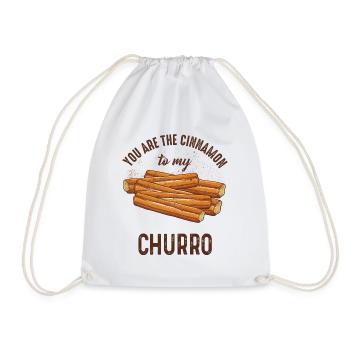 Tu es la cannelle de mon churro - Sac de sport léger - blanc - Devant