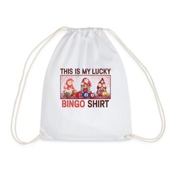 C’est ma chemise de bingo chanceux - Sac de sport léger - blanc - Devant