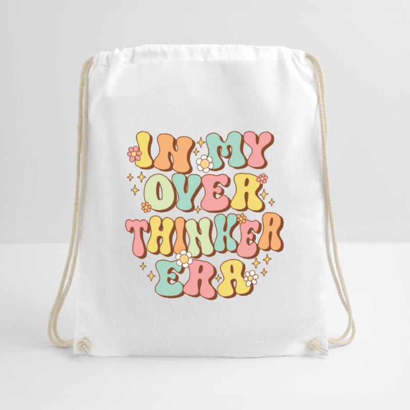 Dans mon ère Overthinker Overthink Groovy Sac de sport léger