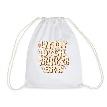 Dans mon ère Overthinker Overthink Groovy - Sac de sport léger - blanc - Devant