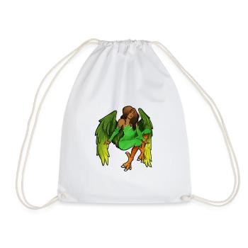 Harpie - Drawstring Bag - white - Front