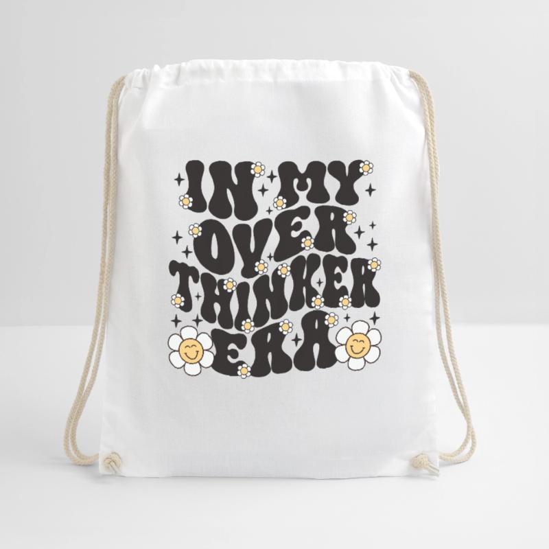 Dans mon ère Overthinker Overthink Sac de sport léger