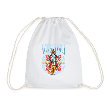 Dieu hindou - Vishnu - Sac de sport léger - blanc - Devant