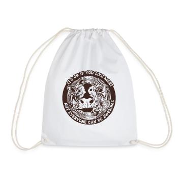 Vegetarian Living Vegan - Drawstring Bag - white - Front