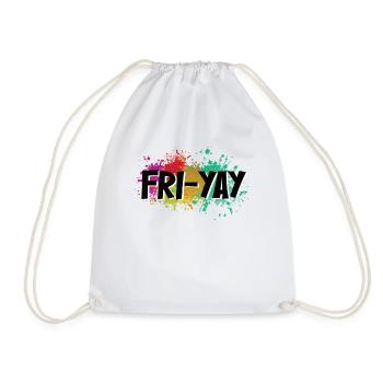 Fri Yay Enseignants Ambiance du week-end de l’école - Sac de sport léger - blanc - Devant