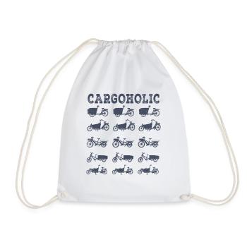 Cargoholic Vélo Cargo Cargobike - Sac de sport léger - blanc - Devant
