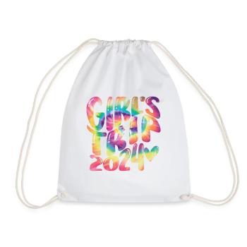 Week-end des filles Voyage entre filles 2024 - Sac de sport léger - blanc - Devant