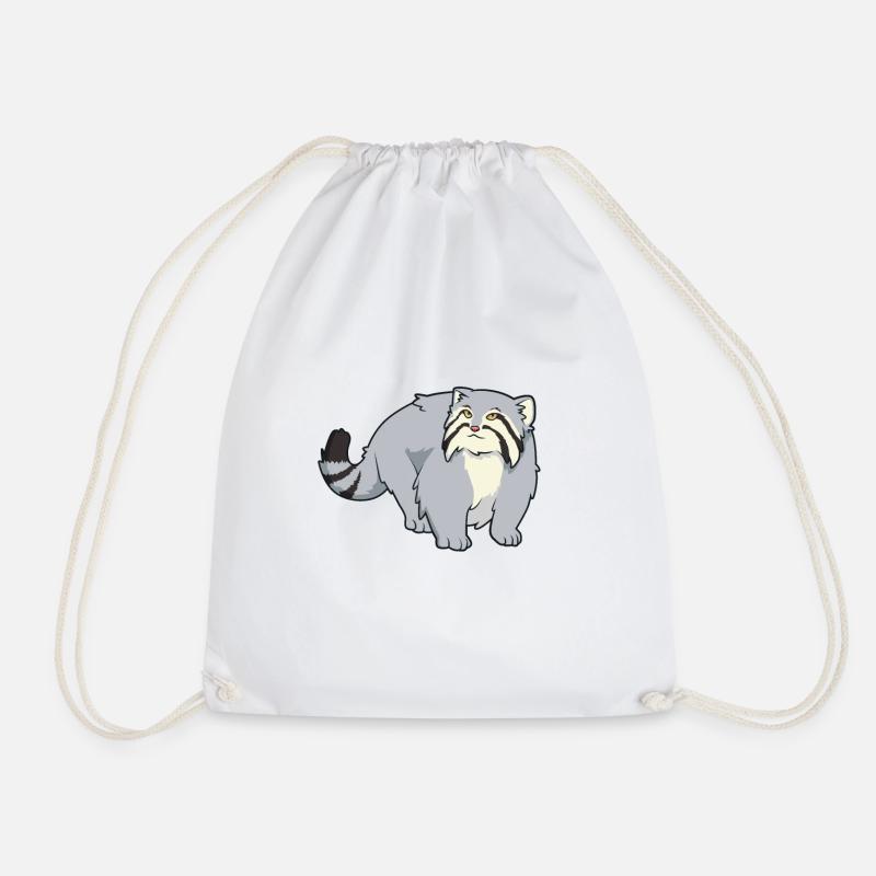 Kawaii Manul - Turnbeutel - Weiß