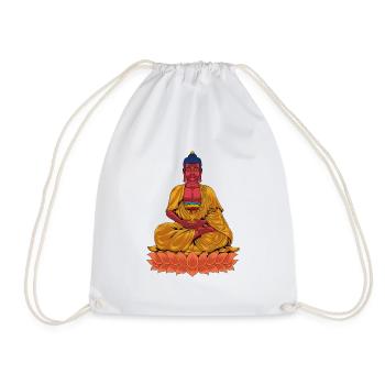 Bouddhisme Dieu Bodhisattva Amitabha - Sac de sport léger - blanc - Devant