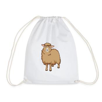 Kawaii Cotswold Schaf - Turnbeutel - Weiß - Vorne