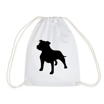 Staffie - Sac de sport léger - blanc - Devant