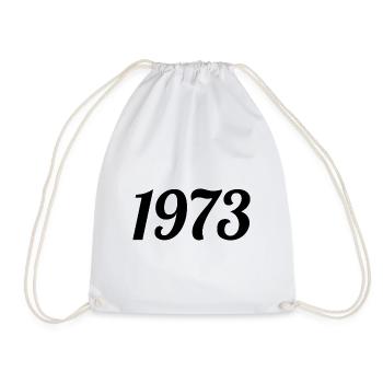 1973 Vintage 1973 Anniversaire Rétro 1973 Cadeau - Sac de sport léger - blanc - Devant