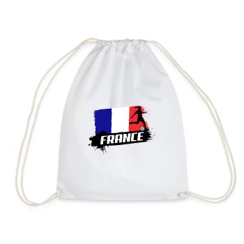  France 2019 Football Féminin - Sac de sport léger - blanc - Devant