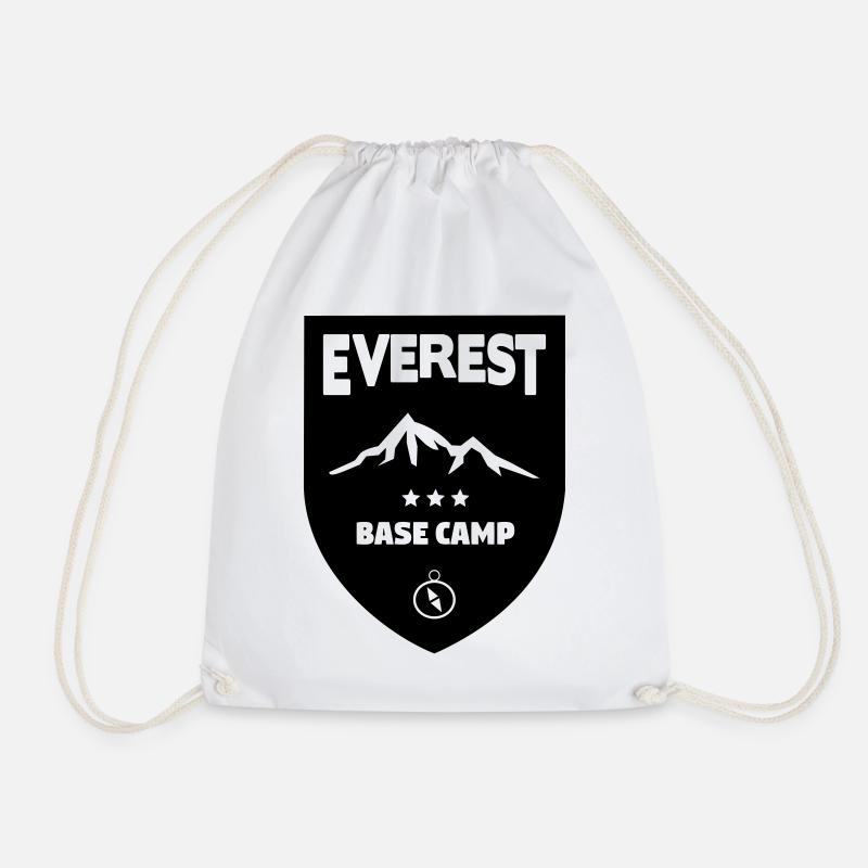 Mount Everest Basecamp - Turnbeutel - Weiß