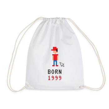 Born 1999 - Turnbeutel - Weiß - Vorne