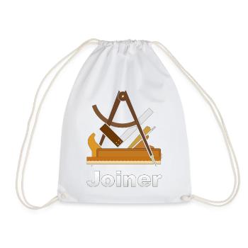 Joiner, Craft mark, Craft sign, Logo - Sac de sport léger - blanc - Devant
