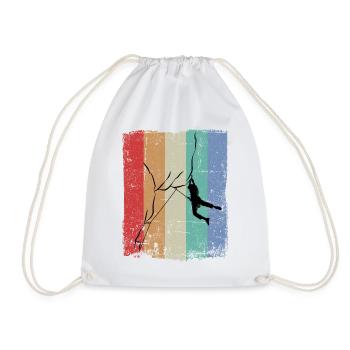 Rochers d’escalade vintage - Sac de sport léger - blanc - Devant