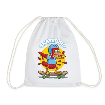 Skatebird - Sac de sport léger - blanc - Devant