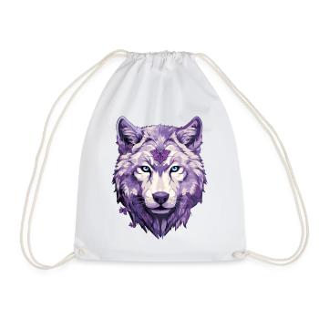 Loup #5 - Sac de sport léger - blanc - Devant