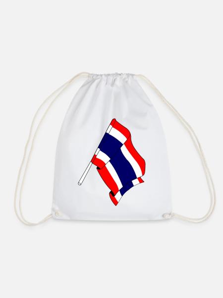 Flagge von Thailand - Turnbeutel - Weiß