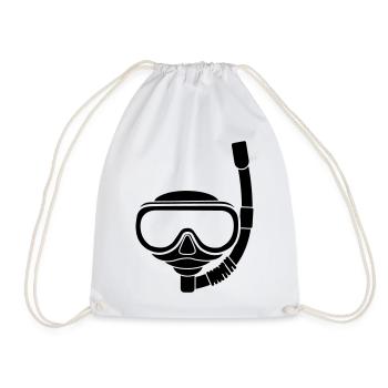 Masque de plongée - Sac de sport léger - blanc - Devant