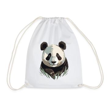 Panda - Sac de sport léger - blanc - Devant