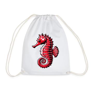 Hippocampe - Sac de sport léger - blanc - Devant