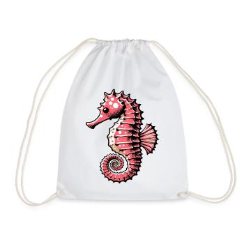 Hippocampe - Sac de sport léger - blanc - Devant
