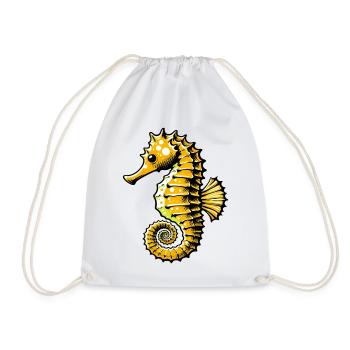 Hippocampe - Sac de sport léger - blanc - Devant