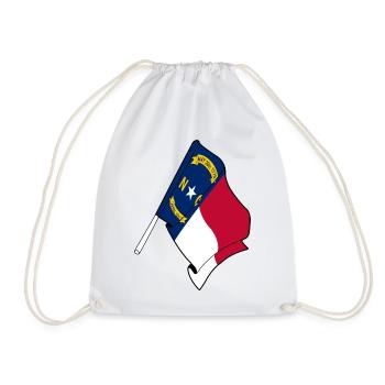 Flagge von North Carolina - Turnbeutel - Weiß - Vorne