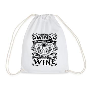 There are wines that get better with age - Turnbeutel - Weiß - Vorne