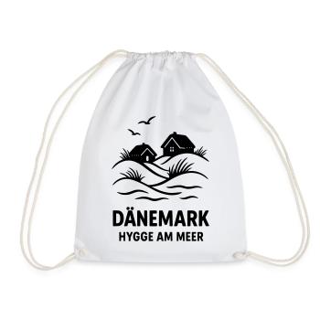 Denmark Hygge - Drawstring Bag - white - Front